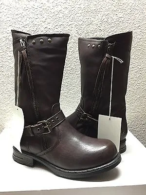 Ugg Collection Cosima Espresso Italian Leather Boot Us 6 / Eu 37 /uk 4.5 - Nib • $189