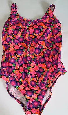 Honors Target Vintage Swimsuit Maternity 90's Neon Floral New Large • $29.99