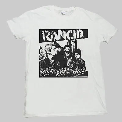 Rancid Hardcore Punk Rock Short Sleeve White Unisex T-shirt S-3XL • £14.99