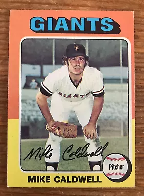 1975 Topps Mike Caldwell Baseball Card #347 San Francisco Giants Vintage • $1.69