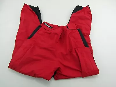 VINTAGE Moonstone Pants Womens Size Small Gore-Tex Red Black Full Side Zipper • $53.99