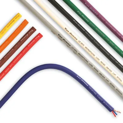 Van Damme Tour Grade Classic XKE Microphone Cable By The Metre  Choice Of Colour • £1.50