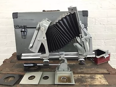 Graflex Graphic View 4x5 Monorail Camera Body Lens Boards Compendium Shade • $275