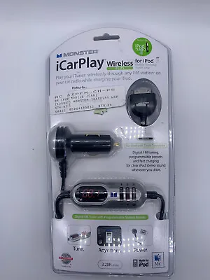 £25 • Buy Monster Icarplay Wireless Plus Ipod In Car FM Radio Connector