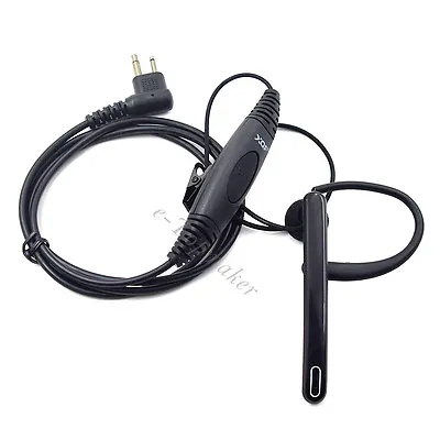 2 Pin Ear Hook Earpiece Headset Mic For Motorola Portable Radio Walkie Talkie • $6.13