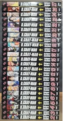 D. Gray-man Manga  Vol 1-1012-2426-28 English Katsura Hoshino Viz Media New • $275