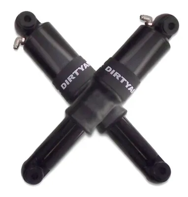 Dirty Air Rear Chrome Billet Air Ride Shocks Suspension Pair Harley V-Rod 01-19 • $849.99