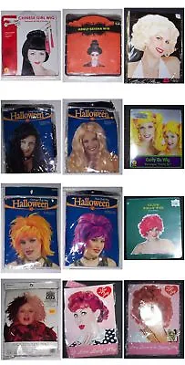 Women's Halloween Costume Wigs Cruella De Ville Marilyn Monroe Lucy & Others NEW • $19.99