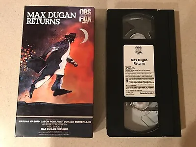 Max Dugan Returns (VHS 1984 CBS Fox) Jason Robards Matthew Broderick • $7.99