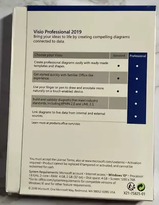 Microsoft Visio Professional 2019 • £62.95