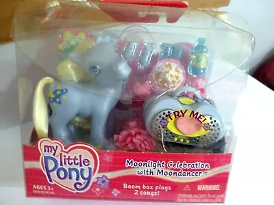 $49.99 • Buy My Little Pony Moonlight Celebration W/ Moondancer & Boombox Toy Figure BNIB