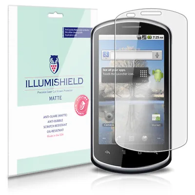 ILLumiShield Anti-Glare Matte Screen Protector 3x For Huawei U8800 IDEOS X5 • $10.95