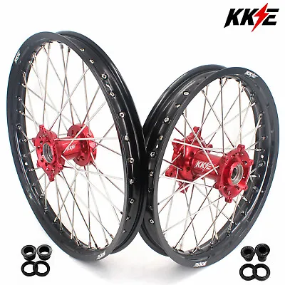 KKE 21/19 MX Wheels For 2021-2023 GAS GAS MC125 MC 250 MC 450F EX250 EX300 Rims • $529