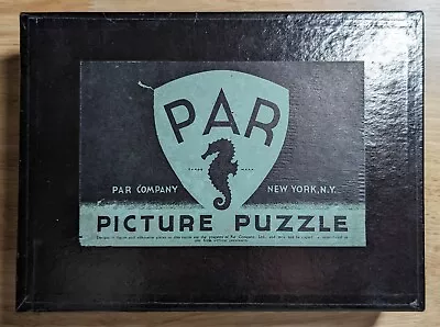 Wooden Par Picture Puzzle  All's Well  500 Pieces 1930s VERY RARE VINTAGE • $1350