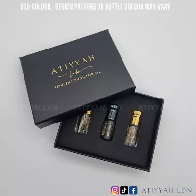 Gift Box Set Perfume Oil Set Includes Mens Womens Unisex Oud Musk Agarwood • £19.99