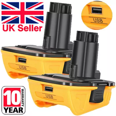 £10.29 • Buy 2X 20V MAX To 18V DCA1820 Adapter Converter For Dewalt 20 Volt Li-ion Battery