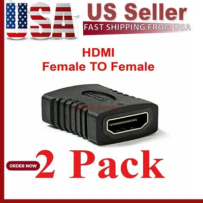 $1.49 • Buy New 2x HDMI Female To Female Coupler Connector Extender Adapter Cable HDTV1080P