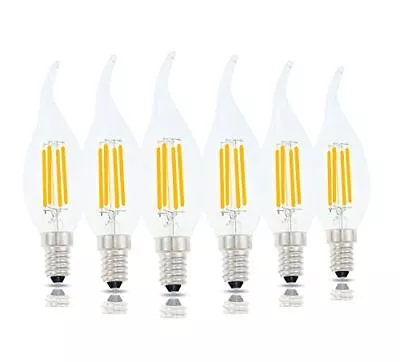 E14 LED Bulb European Base 4W LED Chandelier Light Bulbs Dimmable 40W Equival... • $30.05