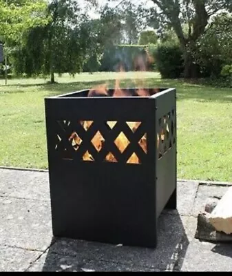 Garden Fire Pit / Log Burner / Outdoor Patio Heater 53CM Woodburner Brand NEW UK • £34.95