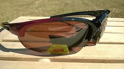 Maxx HD Sunglasses Domain HDP Black Red Womens Mens Fishing Polarized Brown B2 • $19.75