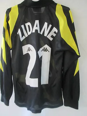 Juventus 1996-1997 Zidane 21 Cup Away Football Shirt Size Small LS /34715 • £269.99