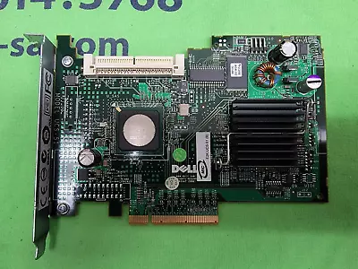 DELL PERC5/IR PCI-E SAS Controller PowerEdge 850 0UN939 UN939 GU186 UCS-51 • $24.99