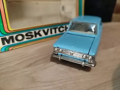 USSR Moskvitch 408 Blue 1:43 Scale Russian Diecast Model • $37.90