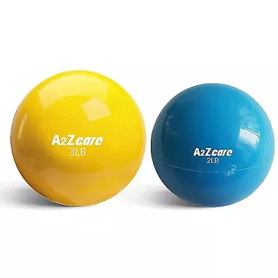 A2ZCARE Toning Ball - Weighted Toning Ball (Set Of 2lbs And 3 Lbs) • $32.95