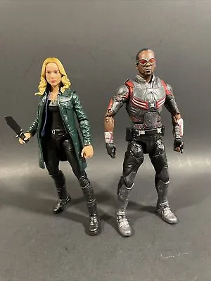 Marvel Legends Falcon And Sharon Carter 6  Figure Lot Sam Wilson Agent 13 • $13.48