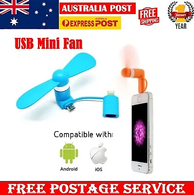 $10.79 • Buy Portable Fashion Flexible USB Mini Fan Cooler Detachable Cooling For PC Laptop 
