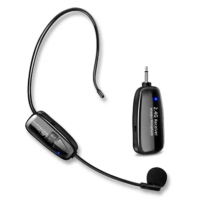 Ideal For Yoga Instructors And Fitness Trainers Wireless Microphone Headset • £29.96