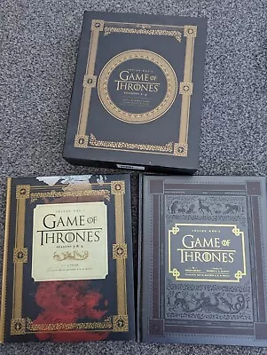 Inside HBO's Game Of Thrones Boxset Books 1 & 2/Seasons 1-4 By Bryan Cogman • £5
