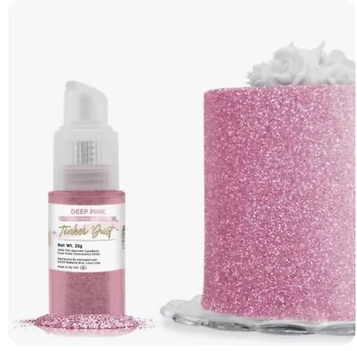 Deep Pink Tinker Dust Edible Glitter Spray Pump • $36.99