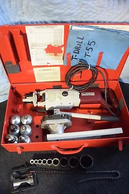 T-Drill T Forming Drill Set T-55G & 6 Bits For Copper Pipe 60 50 65 35   CLEAN!! • $2499