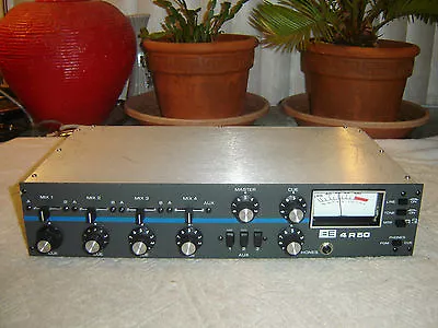 Broadcast Electronics 4R50 Mic Line 4 Channel Mixer Preamp Vintage Unit  • $316