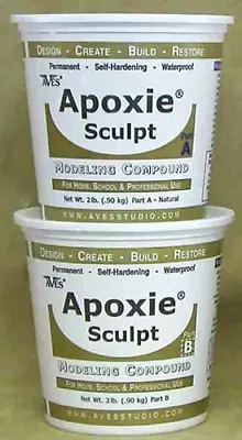 Apoxie Sculpt 2 Part Modeling Compound A & B 4 Pound White • $72.24