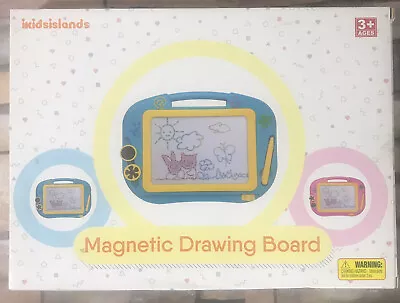 £8.82 • Buy Ikidsislands IK88B [Travel Size] Color Magnetic Drawing Board For Kids, Doodle 