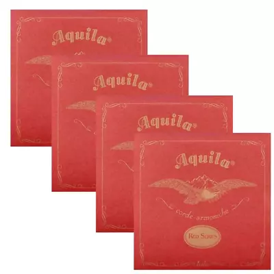 4 X Aquila Red Series Tenor 4th(Low-G) Unwound Single Ukulele String • $17.99