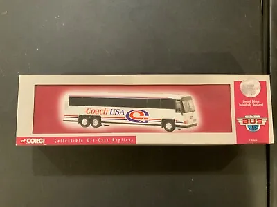 RARE Corgi MCI 102DL3 Coach USA Bus - LIMITED EDITION Model 53403 1/50 Scale • $159.99