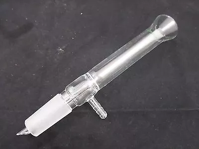 $13.99 • Buy Chemglass Glass Vacuum Filtration Adapter 24/40 #3 Stop 220mm 31mm ID Flange B
