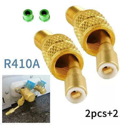 4PCS R410a 1/4  Male To 5/16  Female SAE Adapter Vacuum Pump Split System • $12.28