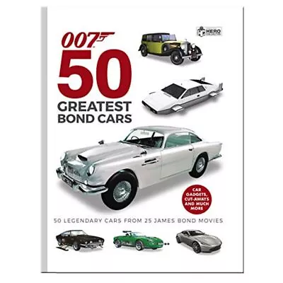 50 Greatest James Bond Cars (007) 120 Page Hardcover Collectable Eaglemoss Book • £18.49