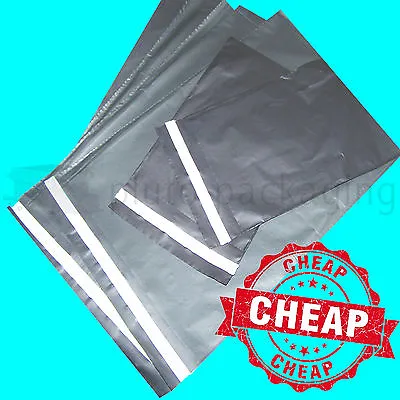 £311.99 • Buy Strong Grey Plastic Mailing Post Poly Postage Bags With Self Seal ALL SIZES