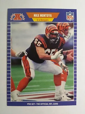 Max Montoya 1989 Pro Set Football Card # 65 C9166 • $1.59