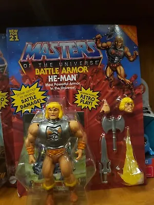 Masters Of The Universe: Origins Battle Armor He-Man Deluxe Figure • $6