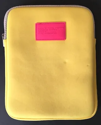 Marc By Marc Jacobs Neoprene 10  YELLOW Computer Laptop IPad Case Sleeve W Logo • $12.22