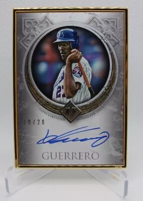 2023 Topps Transcendent Gold Framed Auto Vladimir Guerrero #TCA-VGU 10/20 Expos • $69.99