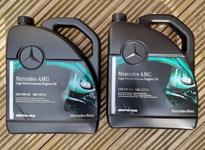 £75 • Buy 10L Genuine Mercedes-Benz 0W40 AMG Model High Performance Petrol Oil Z10HP