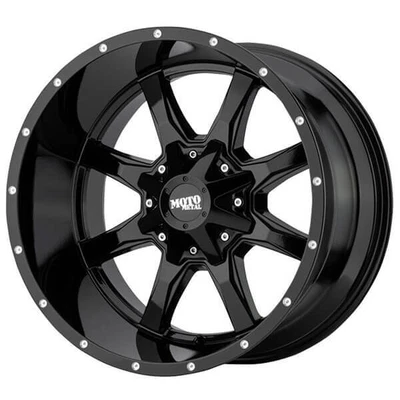 $588 • Buy 16 17 18 20 22  Moto Metal Wheels MO970 Gloss Black/Milled Lip Off-Road (4pcs)