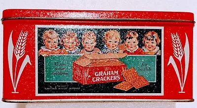 Vintage Limited Edition NBC Graham Crackers Tin With Lid Collectible • $19.99